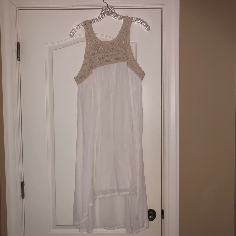 Chelsea and Violet White Sundress